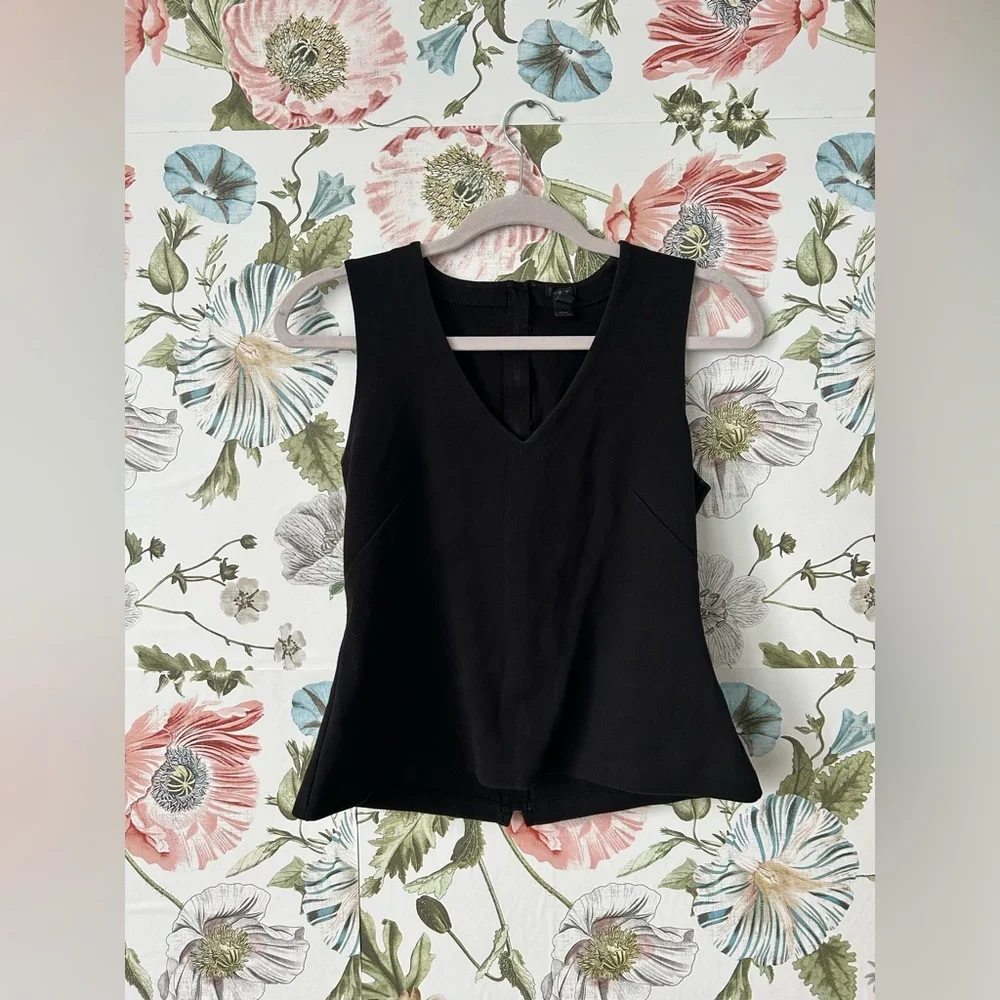 J Crew Women's V-Neck Blouse XS